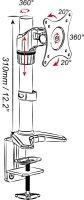 JENIMAGE Monitor-Halterung 110 TK JI-ME110TK schwarz...