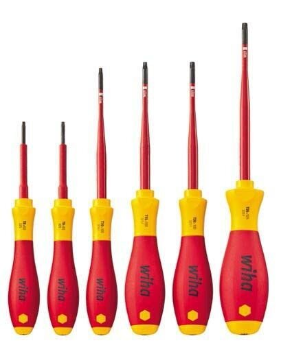Wiha Schraubendreher-Set SoftFinish® electric slimFix TORX® 36558 6-teilig