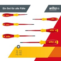 Wiha Schraubendreher-Set SoftFinish® electric slimFix TORX® 36558 6-teilig
