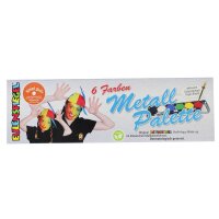 EULENSPIEGEL™ Metall Palette Kinderschmink-Set farbsortiert, 1 Set