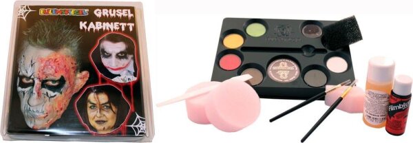EULENSPIEGEL™ Gruselkabinett Kinderschmink-Set farbsortiert, 1 Set