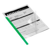 50 DURABLE Klemmschienen grün DIN A4 60 Blatt  (...