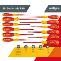 Wiha Schraubendreher-Set SoftFinish® electric slimFix gemischt 41003 12-teilig
