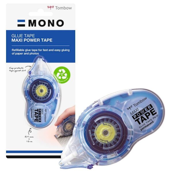 Tombow Maxi Power Tape Kleberoller dauerhaft, 1 St.