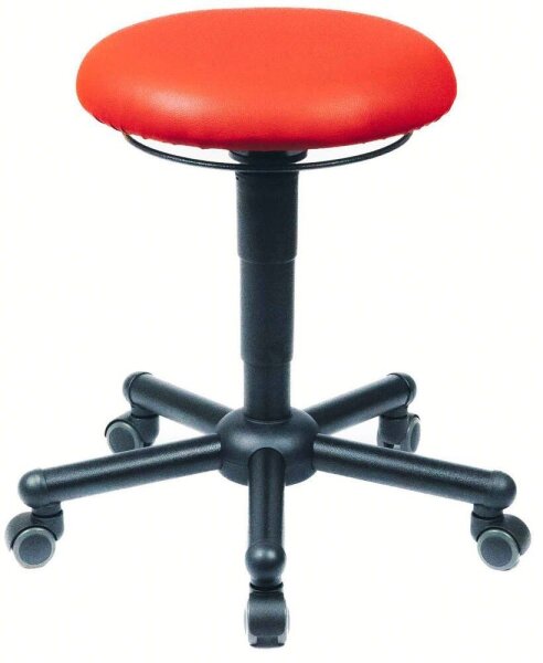 meychair XXL-Bürohocker A19-TR-KL 10026 rot Kunstleder, 1 St.