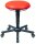 meychair XXL-Bürohocker A19-TR-KL 10026 rot Kunstleder, 1 St.