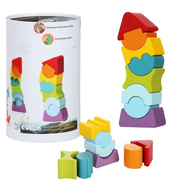 CUBiKA Stapelturm LD-8 Lernspielzeug, 1 St.