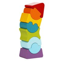 CUBiKA Stapelturm LD-8 Lernspielzeug, 1 St.