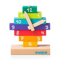 CUBiKA Holzuhr Lernspielzeug, 1 St.