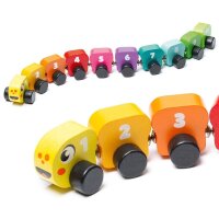 CUBiKA Regenbogenraupe Lernspielzeug, 1 St.