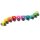 CUBiKA Regenbogenraupe Lernspielzeug, 1 St.