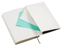 MOLESKINE Notizbuch Classic Collection fester Einband ca. DIN A5 blanko, schwarz Hardcover 240 Seiten, 1 St.