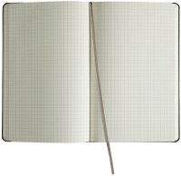 MOLESKINE Notizbuch Classic Collection fester Einband ca. DIN A5 kariert, schwarz Hardcover 240 Seiten, 1 St.