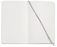 MOLESKINE Notizbuch Classic Collection flexibler Einband ca. DIN A5 blanko, schwarz Softcover 192 Seiten, 1 St.