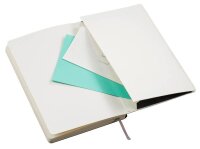 MOLESKINE Notizbuch Classic Collection flexibler Einband ca. DIN A5 blanko, schwarz Softcover 192 Seiten, 1 St.