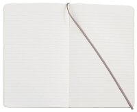MOLESKINE Notizbuch Classic Collection flexibler Einband ca. DIN A5 liniert, schwarz Softcover 192 Seiten, 1 St.