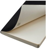 MOLESKINE Notizbuch Classic Collection flexibler Einband ca. DIN A5 liniert, schwarz Softcover 192 Seiten, 1 St.