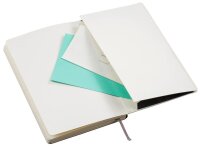 MOLESKINE Notizbuch Classic Collection flexibler Einband ca. DIN A5 kariert, schwarz Softcover 192 Seiten, 1 St.