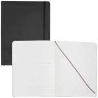 MOLESKINE Notizbuch Classic Collection flexibler Einband ca. DIN A4 liniert, schwarz Softcover 192 Seiten, 1 St.
