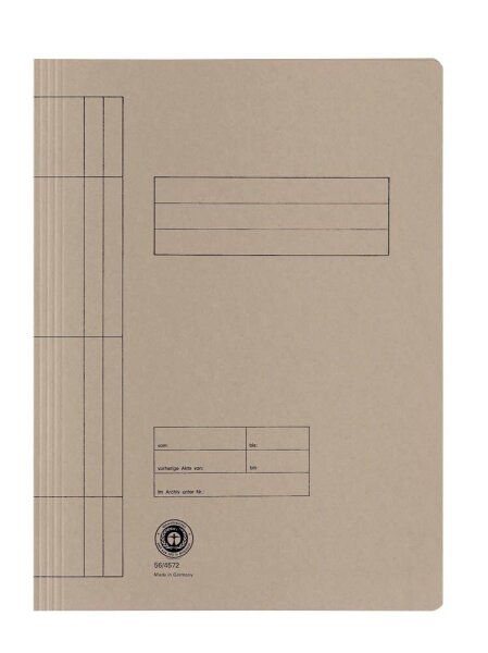 Schnellhefter Karton grau DIN A4, 20 St.