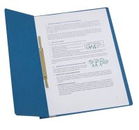 Einhakhefter Karton blau DIN A4, halber Deckel, 20 St.