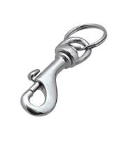 WEDO Karabinerhaken silber, 4 St.