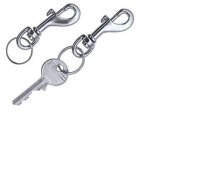 WEDO Karabinerhaken silber, 4 St.