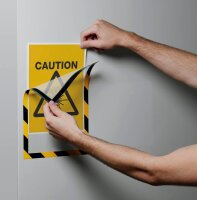 DURABLE Magnetrahmen DURAFRAME® MAGNETIC SECURITY A4 gelb A4, 5 St.