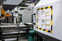 DURABLE Magnetrahmen DURAFRAME® MAGNETIC SECURITY A4 gelb A4, 5 St.