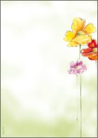 SIGEL Motivpapier Spring Flowers Motiv DIN A4 90 g/qm 50...
