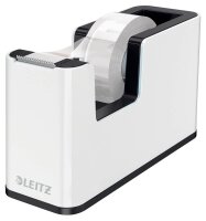 LEITZ Tischabroller WOW Duo Colour perlweiß/schwarz