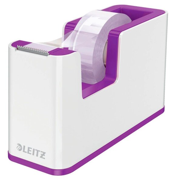 LEITZ Tischabroller WOW Duo Colour perlweiß/violett