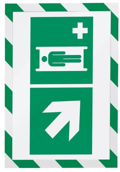 DURABLE Magnetrahmen DURAFRAME® MAGNETIC SECURITY A4 grün A4, 5 St.