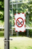 DURABLE Magnetrahmen DURAFRAME® MAGNETIC SECURITY A4 rot A4, 5 St.