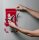 DURABLE Magnetrahmen DURAFRAME® MAGNETIC SECURITY A4 rot A4, 5 St.