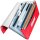 LEITZ Fächermappe WOW 4589 6 Fächer rot, 1 St.