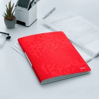 LEITZ WOW Sichtbuch DIN A4, 40 Hüllen rot, 1 St.