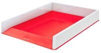 LEITZ Briefablage WOW Duo Colour perlweiß/rot DIN...