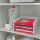 LEITZ Briefablage WOW Duo Colour perlweiß/rot DIN A4, 1 St.