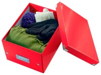 LEITZ Click & Store Aufbewahrungsbox 7,4 l rot 21,6 x 28,2 x 16,0 cm, 1 St.