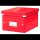 LEITZ Click & Store Aufbewahrungsbox 7,4 l rot 21,6 x 28,2 x 16,0 cm, 1 St.