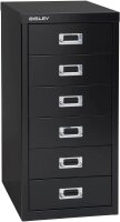 BISLEY MultiDrawer™ L296 Schubladenschrank schwarz...