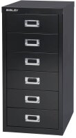 BISLEY MultiDrawer™ L296 Schubladenschrank schwarz...