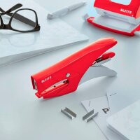 LEITZ Heftzange 5531 WOW rot-metallic, 1 St.