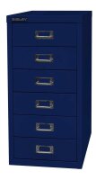 BISLEY MultiDrawer™ L296 Schubladenschrank oxfordblau 6 Schubladen 27,8 x 38,0 x 59,0 cm, 1 St.
