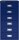BISLEY MultiDrawer™ L296 Schubladenschrank oxfordblau 6 Schubladen 27,8 x 38,0 x 59,0 cm, 1 St.