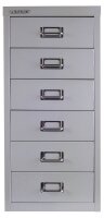 BISLEY MultiDrawer™ L296 Schubladenschrank silber 6...