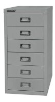 BISLEY MultiDrawer™ L296 Schubladenschrank silber 6 Schubladen 27,8 x 38,0 x 59,0 cm, 1 St.