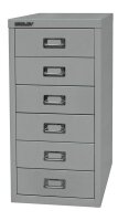 BISLEY MultiDrawer™ L296 Schubladenschrank silber 6 Schubladen 27,8 x 38,0 x 59,0 cm, 1 St.