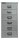 BISLEY MultiDrawer™ L296 Schubladenschrank silber 6 Schubladen 27,8 x 38,0 x 59,0 cm, 1 St.